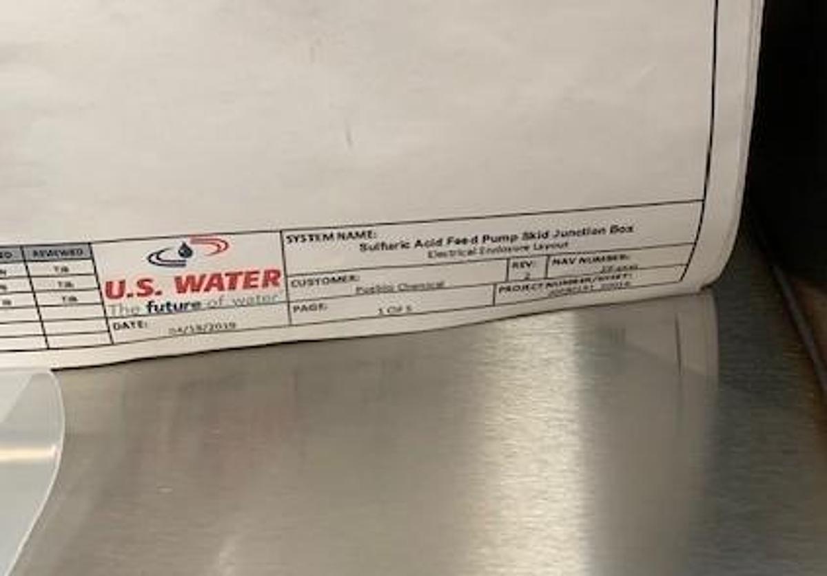 Used New US Water Chemical Feed Pump Skid Multi-Valve Filtration System Irrigation