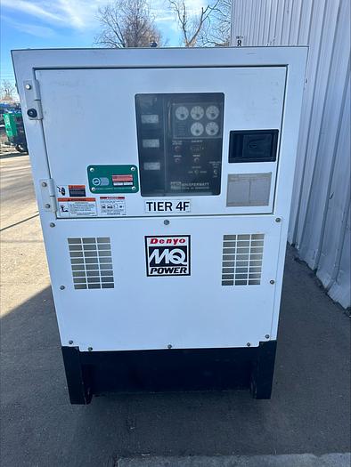 Used MQ MultiQuip WhisperWatt 45 KVA 36 Kw towable generator DCA-45SSIU4F 2163 HRS