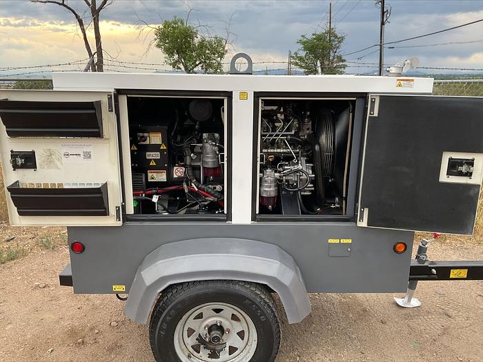 Used 2017 Atlas Copco QAS 25 20 Kw Isuzu Diesel Towable Generator MQ Whisperwatt