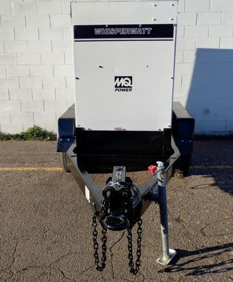 Used MultiQuip MQ 45 36 Kw WhisperWatt Diesel Towable Generator DCA-45SSIU4F 2644 Hrs