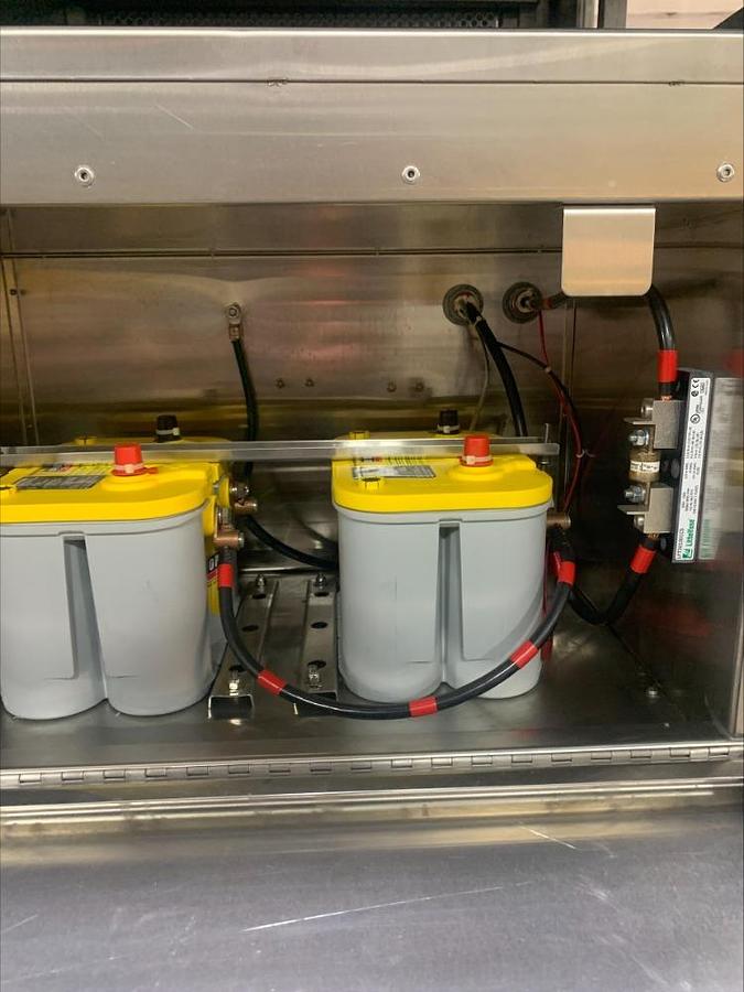 Used Atmos Tech Industries Cross Flow Lab Cabinet Cleanroom Portable Transport Cart