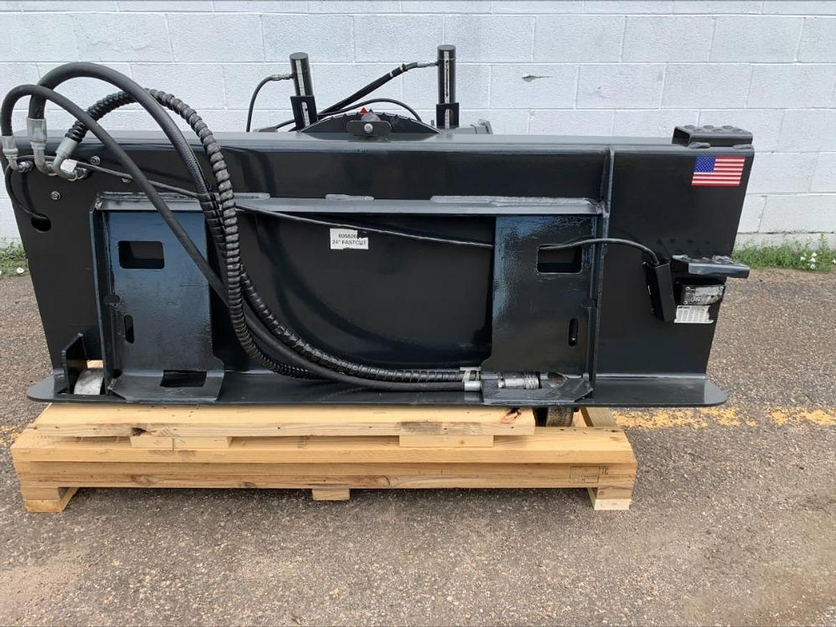 Used Bobcat 24" FastCut Skid Steer Cold Planer Asphalt Mill Grinder Attachment