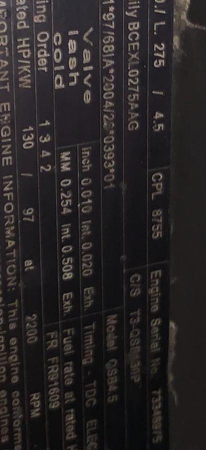 Used 2016 Gorman Rupp PA12A60-B 12" Water Pump Prime Aire Diesel 130 Hp Cummins 6031 Hrs