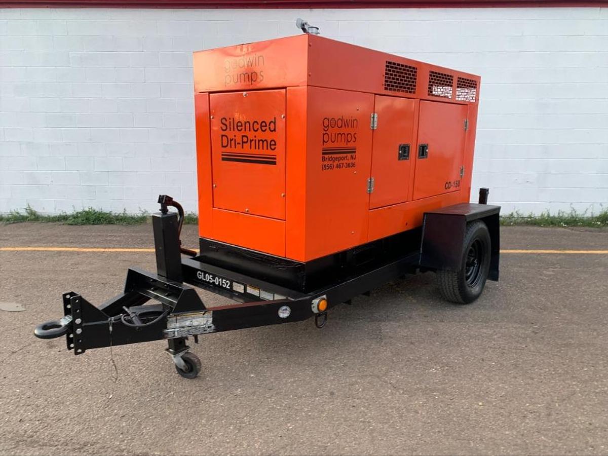 Used Godwin CD150M CD150 6" Deere Diesel Towable Water Construction Pump 116 HRS