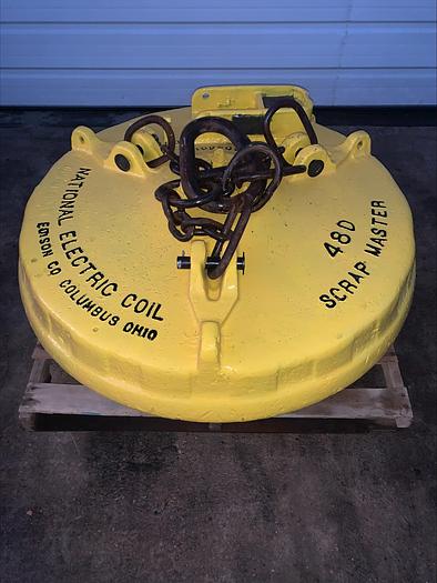 Used Walker ScrapMaster 48" 48D Scrap Metal Lifting Magnet 230v