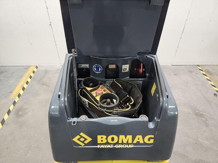 Used 2015 Bomag BMP 8500 Wireless Trench Compactor Vibratory Diesel Roller Wacker 722 Hr