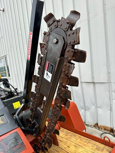 Used Ditch Witch 1820 H Walk Behind 48" Trencher w Trailer 18 HP Vermeer W boring att