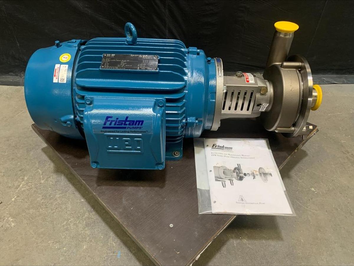 NEW 2022 Fristam 20 Hp Stainless Steel Sanitary Centrifugal Pump FPR3532 175