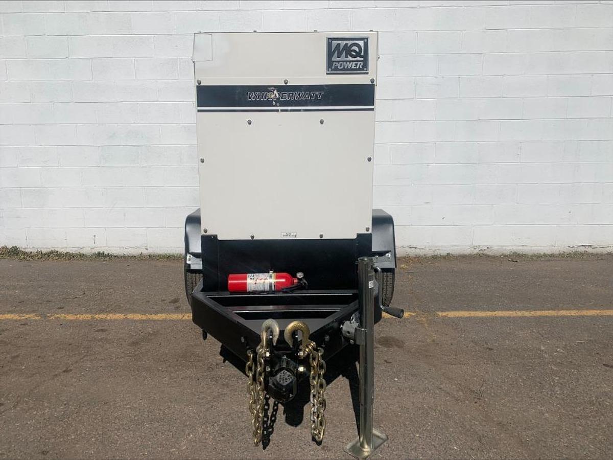 Used 2023 MultiQuip MQ25 20 Kw WhisperWatt Diesel Towable Generator DCA-25SSIU4F 2129
