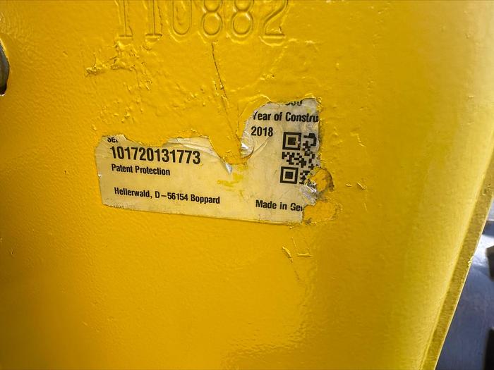 Used 2018 Bomag BMP 8500 Wireless Trench Compactor Vibratory Diesel Roller Wacker 357 Hrs