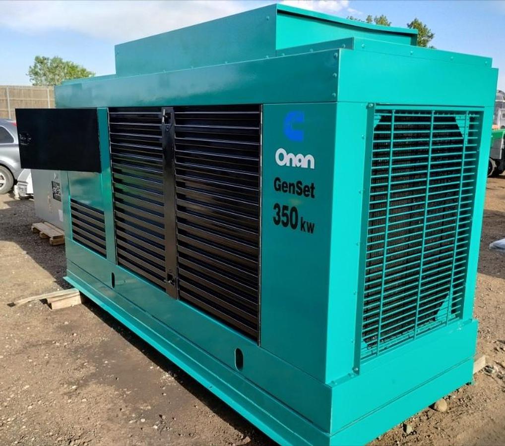 Used Cummins Onan 350DFCC 350 Kw Diesel Standby or Prime Generator 775 Hrs