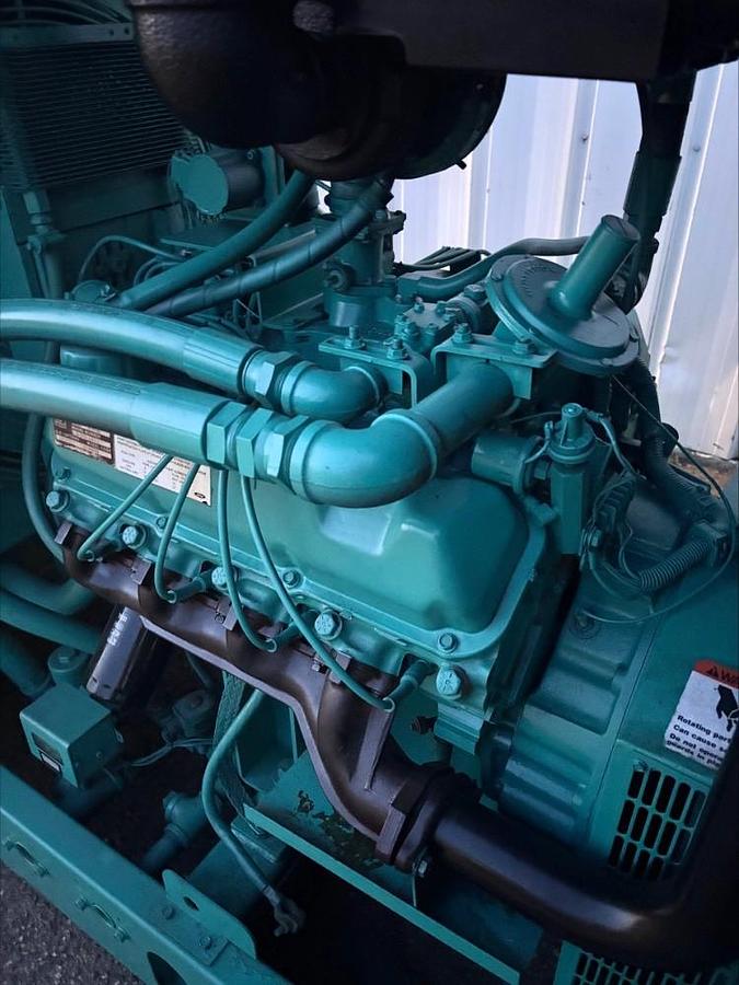 Used Cummins Onan 80ENAD 80 Kw Natural Gas & Propane Standby Generator 633 HRS