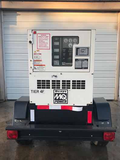 Used 2019 MQ MultiQuip WhisperWatt 25 KVA Towable Generator DCA-25SSIU4F 1269 HRS