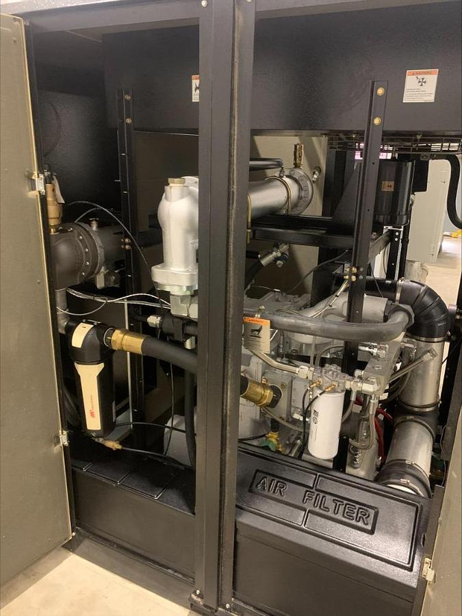 Used 2022 Ingersol Rand IR IRN100H OF Oil Free 100 Hp VSD Rotary Screw Air Compressor