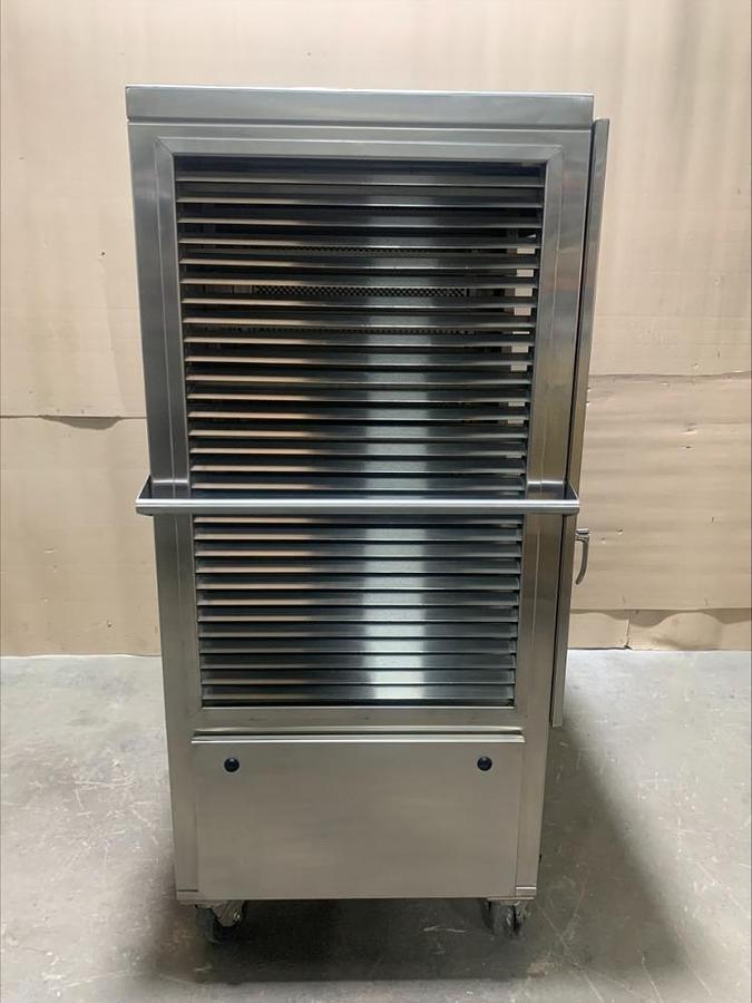 Used Atmos Tech Industries Cross Flow Lab Cabinet Cleanroom Portable Transport Cart