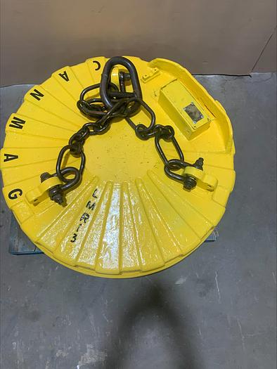 Used Gensco CanMag LMR-130-L 52" Lifting Scrap Metal Magnet 230v DC