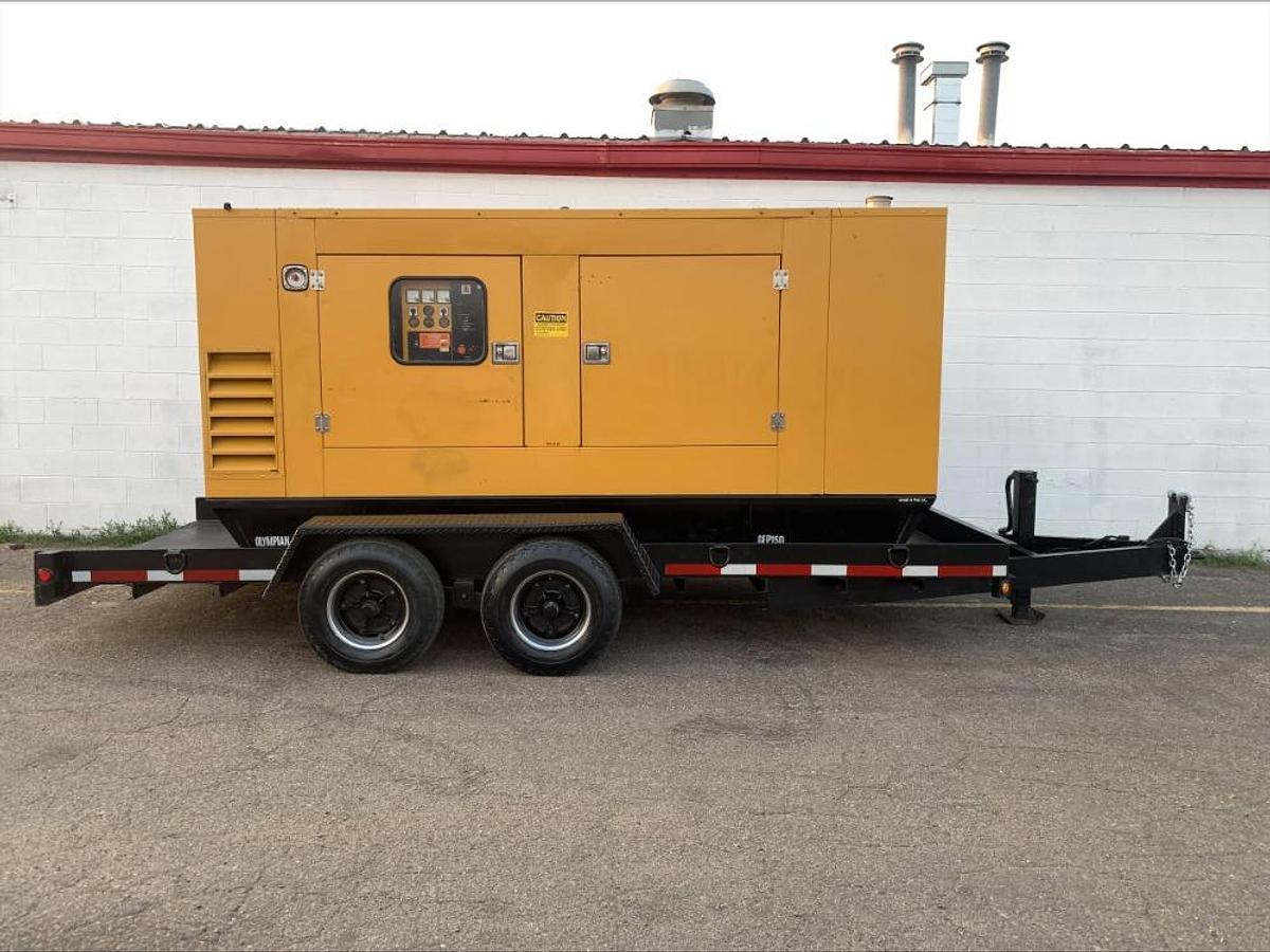 Used Cat Caterpillar Olympian GEP150 120 Kw Standby/Prime Diesel Generator