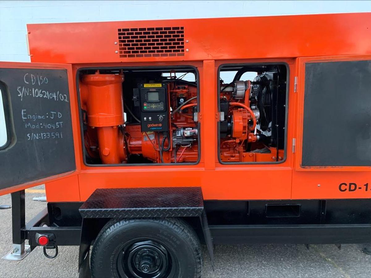 Used Godwin CD150M CD150 6" Deere Diesel Towable Water Construction Pump 116 HRS