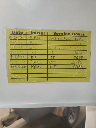 Used MQ MultiQuip WhisperWatt 45 KVA 36 Kw towable generator DCA-45SSIU4F 5280 HRS