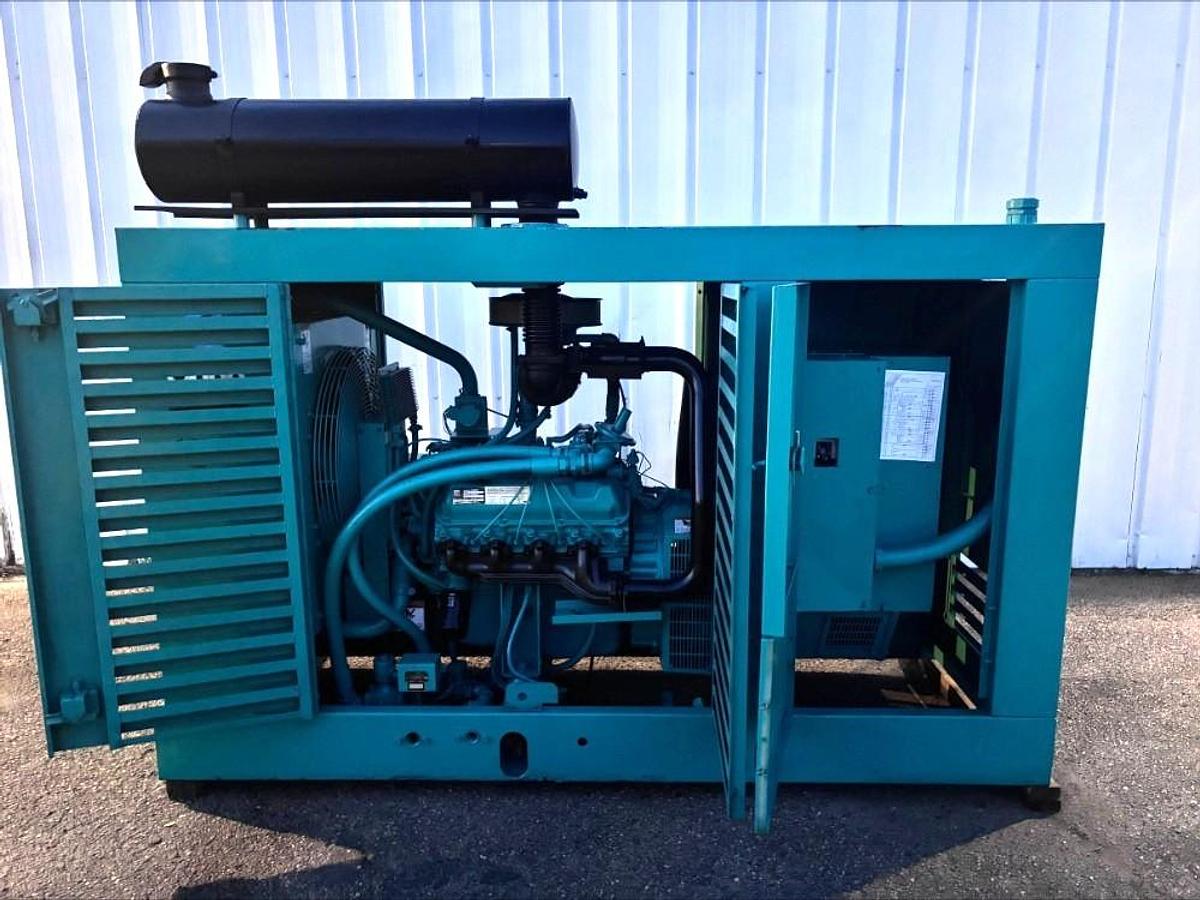 Used Cummins Onan 80ENAD 80 Kw Natural Gas & Propane Standby Generator 633 HRS