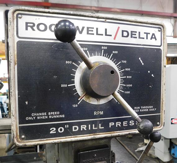 Used Rockwell/Delta 20" Variable Speed Drill Press