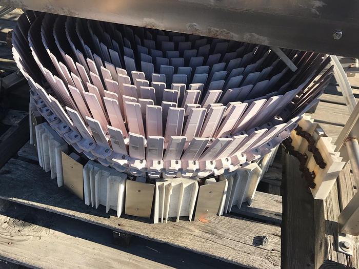 Used Conveyor, Belt, 12" X 25', S/st, (2) 90 Degree Turns, S742166 #S742166