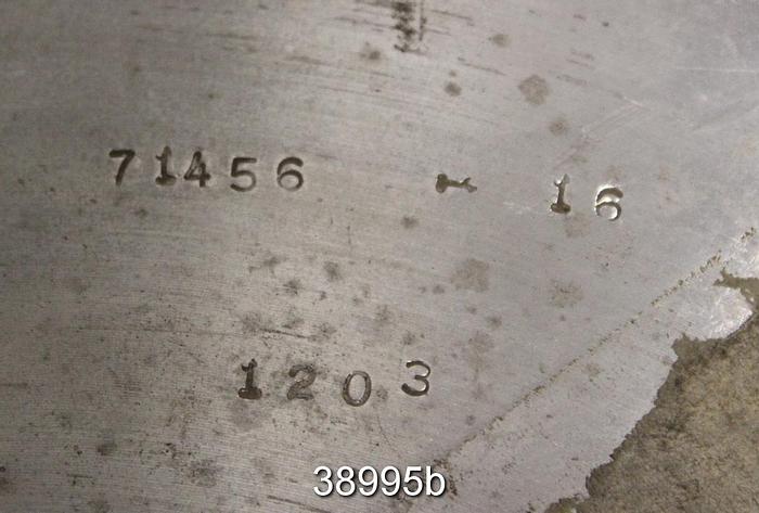 Used Goulds 3405L 8x10x17 Pump Impeller, 5 Vane, 16" Diameter #38995