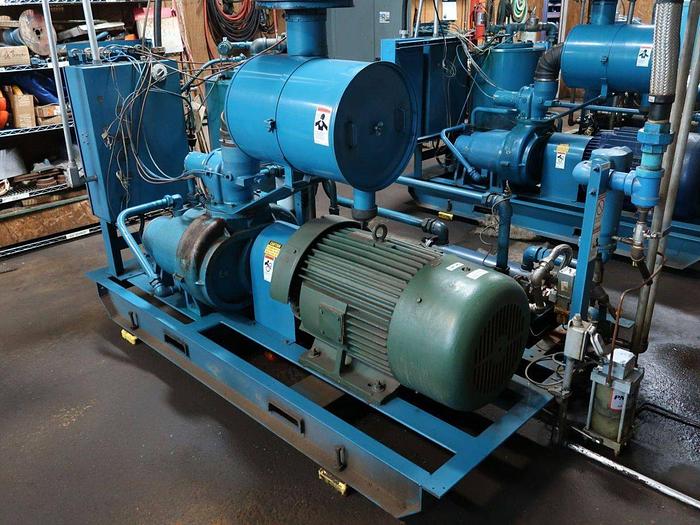 Used QUINCY 490 100 HP ROTARY SCREW AIR COMPRESSOR