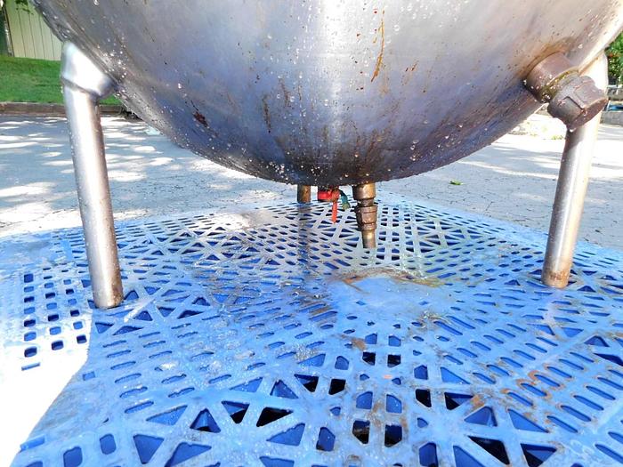 Used 100 GALLON B.H. HUBERT KETTLE - S/S - JACKETED