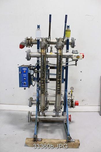 Used Ronningen Petter SS84-1526-BW-MX-AUTO 2-Bank Canister Filter with Automatic Backwash #33360