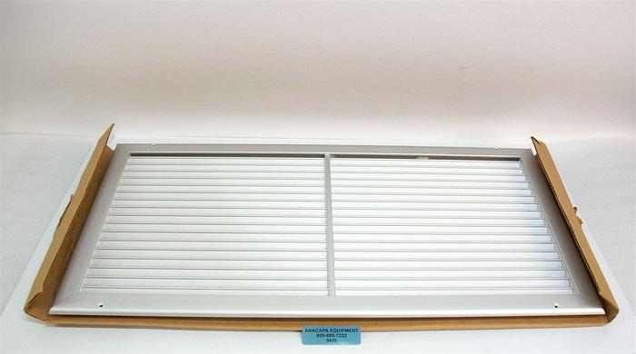 Used Bard RG-3 Return Air Grille 14 x 28 Standard Frame Anodized Aluminum New 9410