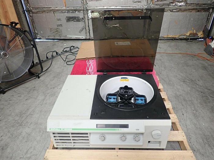 Used DuPont Sorvall Model RT 6000D Refrigerated Centrifuge with Rotor and Buckets