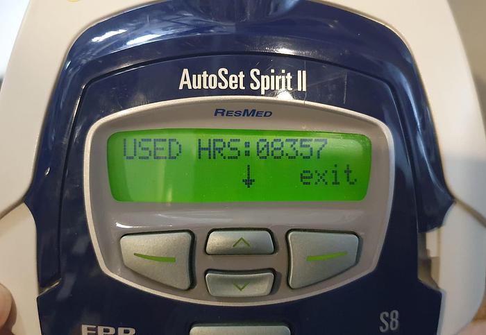 Gebraucht ResMed Autoset Spirit II EPR S8 Beatmungsgerät Therapiegerät