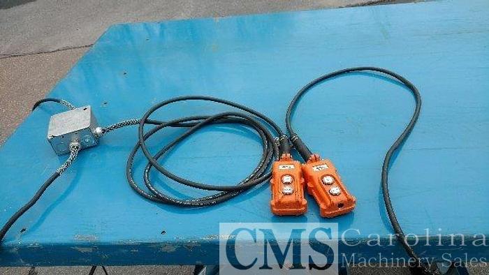 Used Electric Advance Brand Hydraulic Scissor Lift Table 72"x48" Lift Table