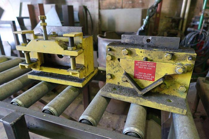 Used UNI-HYDRO INC. MODEL 50-14 50-TON IRON WORKER