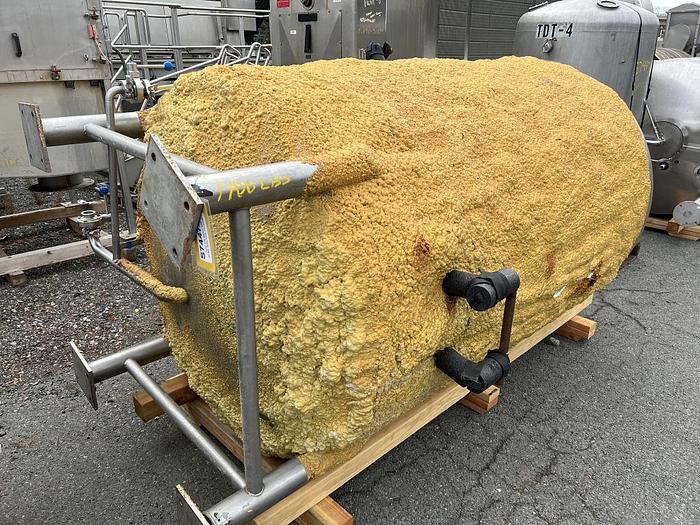 Used Tank, 775 Gallon, Stainless Steel, 25 BBL Brite Tank, Insulated #S744741