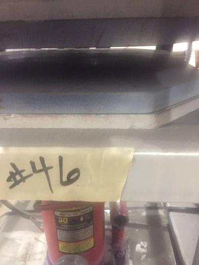 Used 9″ X 9″ UP ACTING 4-POST HYDRAULIC PRESS WITH HEATED PLATENS (#9118)