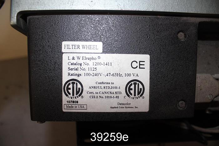 Used Lorentzen & Wettre ELREPHO 1200-1411 Spectrophotometer #39259