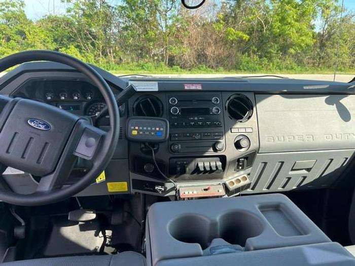 Used Altec AT40-G Bucket Boom on 2015 Ford F550 4x4 Extended Cab Utility Bucket Truck