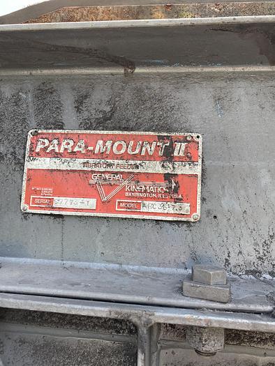 Used GENERAL KINEMATICS PARA-MOUNT SC1700