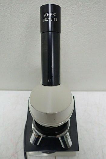 Used L&M? Unbranded Compact Student Monocular Microscope with 3 Objectives