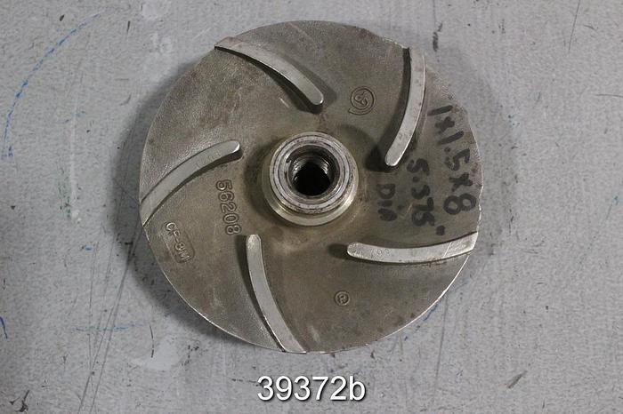 Used Goulds 3196 1x1.5x8 Pump Impeller, 5-Vane, 5.75" Diam. 56208 #39372