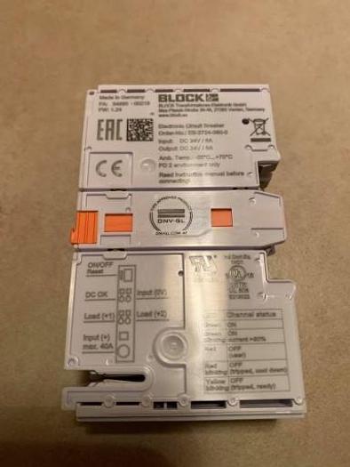 EB-2724-060-0 Block Electronic Circuit Breakers, E