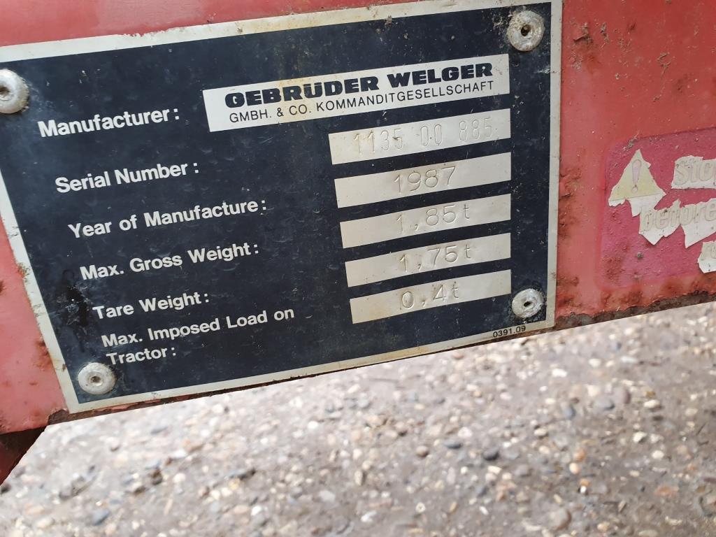 Used Welger AP630 Conventional Baler