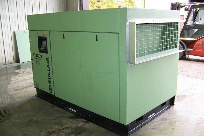 Refurbished Sullair VS-200TS- 200 VSD Rotary Screw Air comp, 1yr Airend Warranty sav power