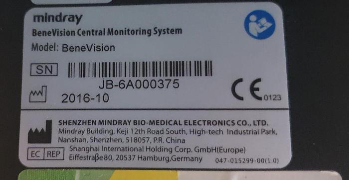 Gebraucht Mindray Bene Vision Zentrales Überwachungssystem