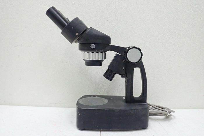 Used Wolfe Stereo Zoom Microscope with Dual Lights & 2 HWF 10X Eyepieces
