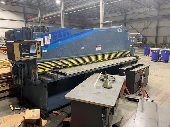 1997 1/4" x 12' Wysong H-2512 Hydraulic Shear