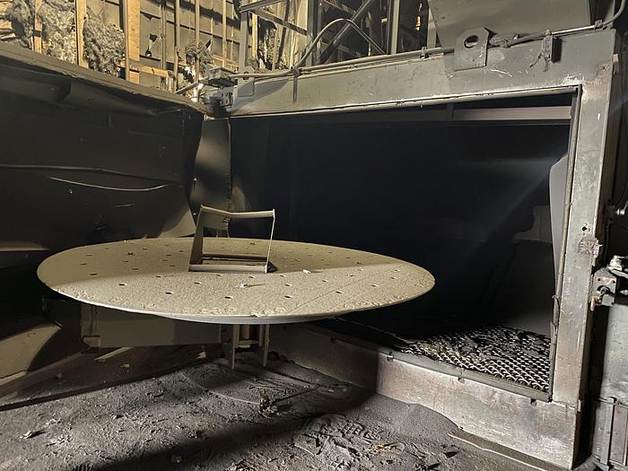 Used WHEELABRATOR 96" SWING TABLE SHOT BLAST