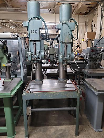 Used 24″ Arboga Maskiner Mdl.B2M 3512 Twin Spindle Geared Drill Press